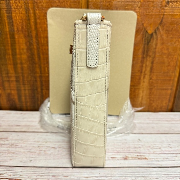 Brahmin Marley Small Leather Crossbody - Ivory Flashback - Picture 8 of 10